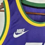 NBA 00 Clarkson Utah Jazz Maillot Retro Violet